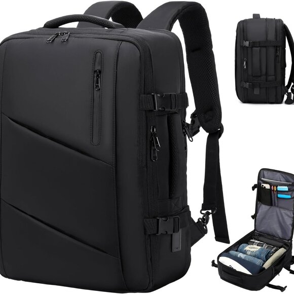 Carry on Travel Backpack for Men Women, Extra Large 50L Flight Approved Expandab